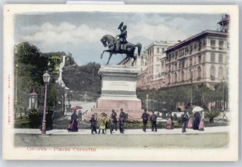 Genova Piazza Corvetto, Denkmal