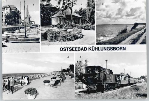 Kühlungsborn FDGB-Erholungsheim Schloss am Meer, Stadtbibliothek, Strandpromenade, Molly AKU2
