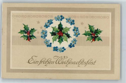 Stechpalme , Prägedruck