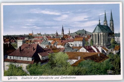 Görlitz Peterskirche, Blick zur Landeskrone