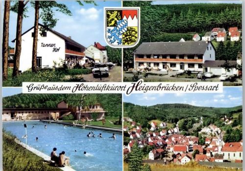 Heigenbrücken Hote Tannenhof, Gesamtansicht, FReibad