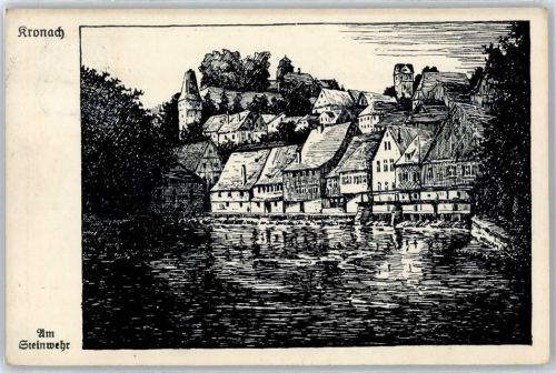 Kronach Zeichnung, Am Steinwehr