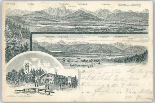 Oberwarngau Taubenberg, Talpartie
