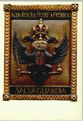 1980 - 1990 Posthausschild Thurn und Taxis 1770 Reichspost Pedition