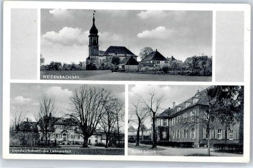 Weidenbach Landwirtschaftliche Lehranstalt, Rotes Schloß, Kirche