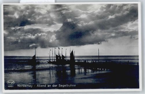 Norderney Abend an der Segelbuhne