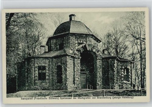 Sanspareil 1920 Speisesaal des Markgrafen von Brandenburg (jetzt Heimburg)