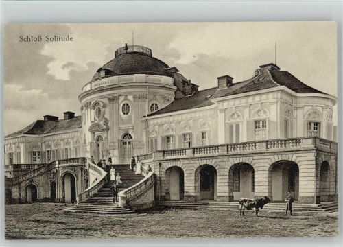 Stuttgart 1910 - 1920 Schloß Solitude