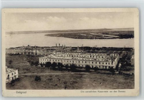 Beograd 1917 zerstörte Kaserne WKI