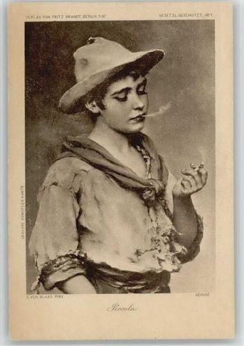 1905 Zigarette rauchen
