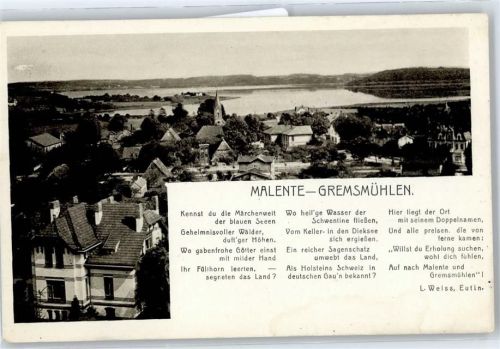 Malente Gesamtansicht, Gedicht