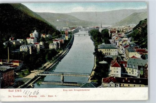 Bad Ems vom Kriegerdenkmal