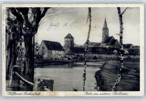 Wolframs-Eschenbach Partie am unteren Stadtturm