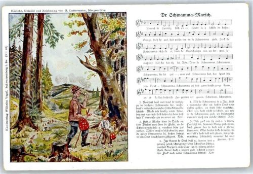 Liedtext Dr Schwamma-Marsch, Wanderer