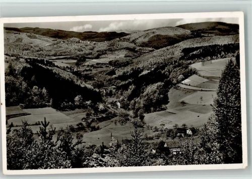 Lindenfels Blick von der Walburgiskapelle durch das Weschnitztal