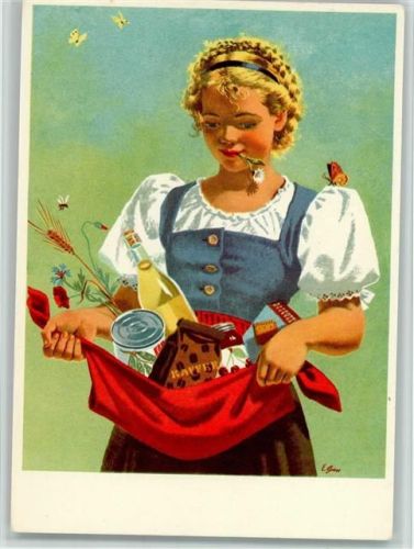 Aktion der Privatwirtschaft Rollende Schau 1950 AK