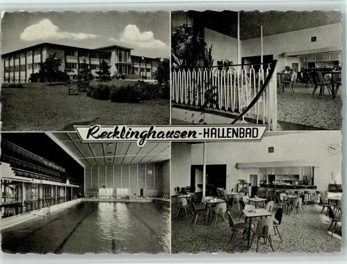 Recklinghausen Hallenbad Innenaufnahmen 4-Bildaufnahme