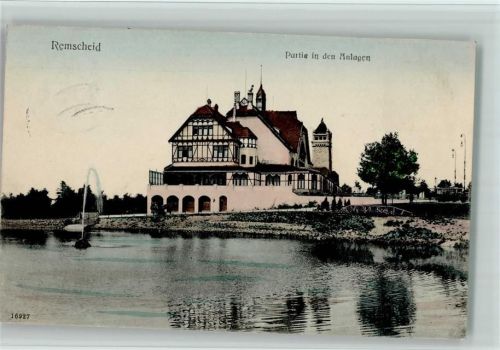 Remscheid 1907 Partie in den Anlagen