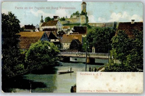 Neuhaus Partie an der Pegnitz, Burg Veldenstein