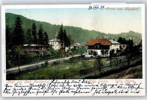 Kipsdorf Hotel, Bad Fürstenhof, Villa Emma, Villa Marie