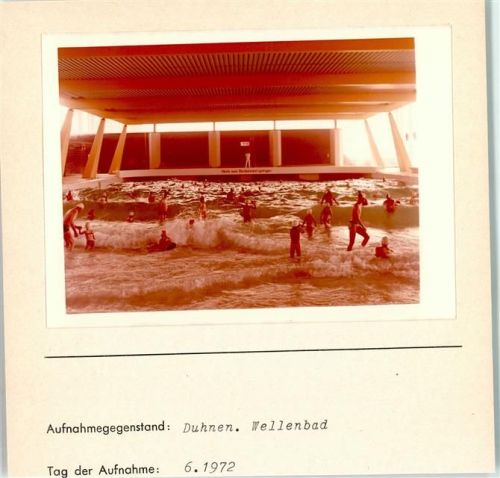 Duhnen Foto montiert auf Karton