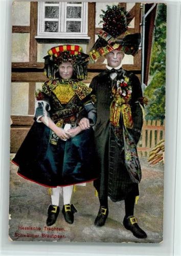 1909 Schwälmer Brautpaar