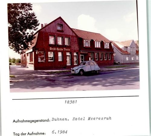 Duhnen Foto montiert auf Karton