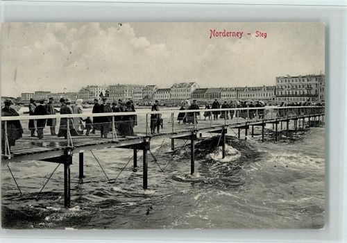 Norderney 1910 Seesteg
