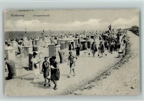 Norderney Strandpromenade Strandkörbe