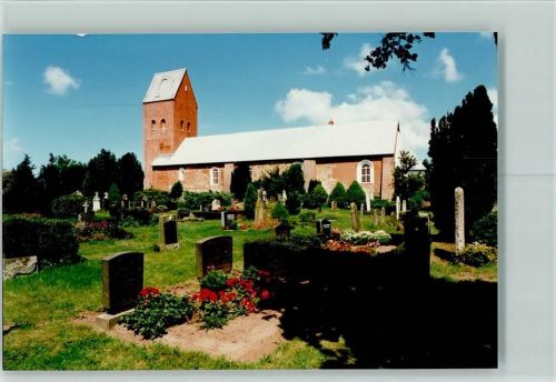 Süderende St. Laurentii-Kirche mit Friedhof Kirchen, Grabsteine, etc.
