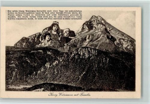 Der wilde König Watzmann u. Familie AK
