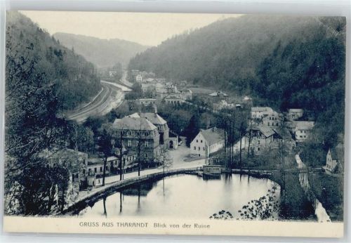 Tharandt Blick von der Ruine