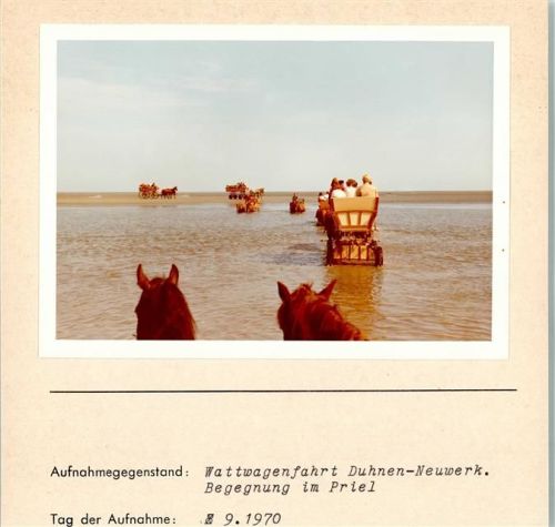 Duhnen Foto montiert auf Karton