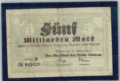 Bochum Notgeldschein