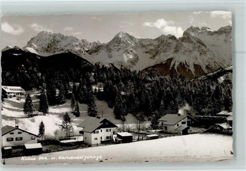 Klais Karwendelgebirge Winteraufnahme