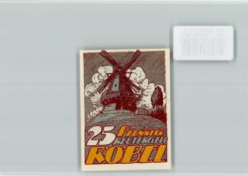 Röbel Notgeld Reutergeld Windmühle Esel