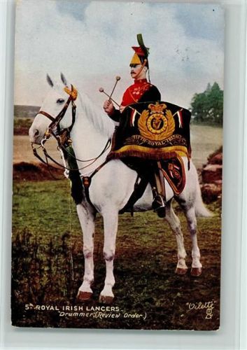 1916 5th Royal Irish Lancers , Drummer - Tucks 9367