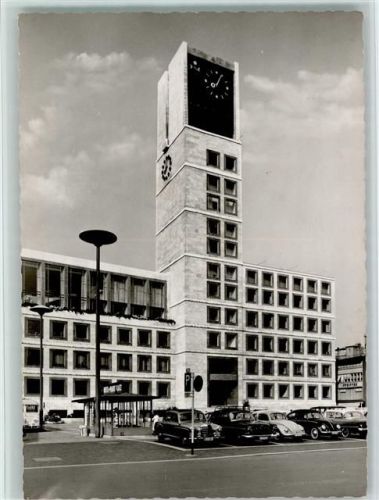 Stuttgart Rathaus Autos VW-Käfer