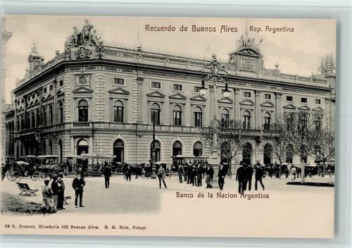 Buenos Aires Recuerdo de Buenos Aires Banco de la Nacion Argentina
