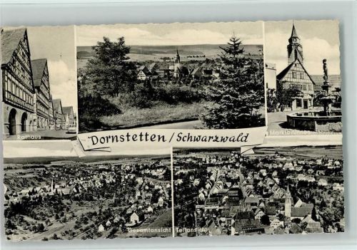 Dornstetten Marktbrunnen Rathaus
