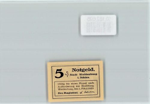 Waldenburg Notgeld