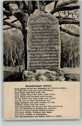 82405 W8129 Wessobrunn - Wessobrunner Gebet