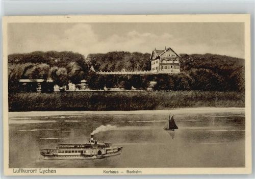 Lychen Kurhaus Seeheim Dampfschiff