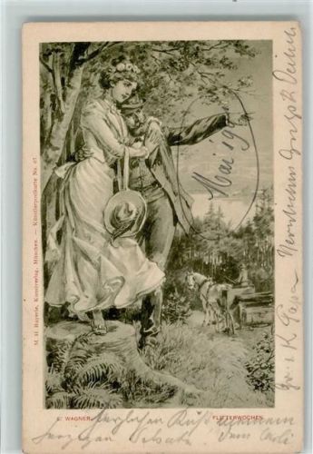 1900 Ackermann Nr. 67 - Flitterwochen AK