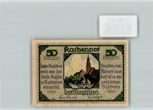 Rathenow Notgeld Rathenower Zietenhusar