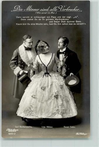 Serie Photochemie 6223-2 Die Männer sind alle Verbrecher