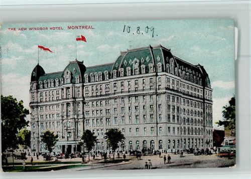 Montreal 1909 Windsor Hotel AK