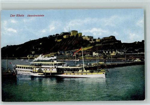 W5400 Ehrenbreitstein Raddampfer Rheinschiff