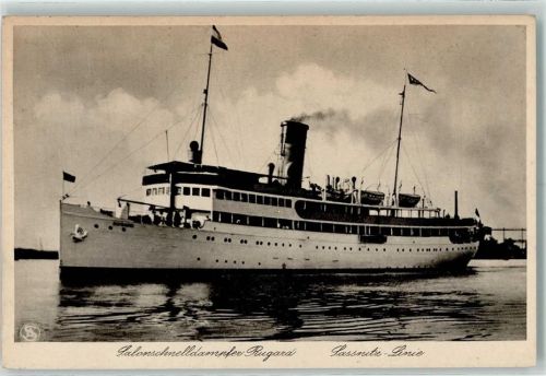 Salondampfer Rugard Sassnitz-Linie
