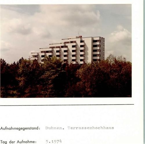 Duhnen Foto montiert auf Karton